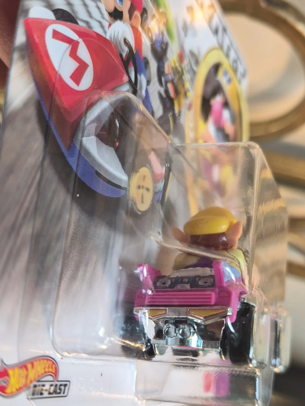 Mariokart × HotwHeeLs Wario Badwagon, 1:64, Pink Multi.
